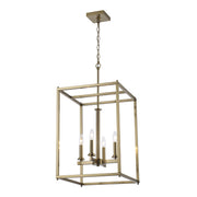 Carter 4-Light 16" Lantern Pendant in Antique Gold