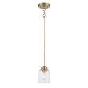 Zoe 5" Mini Pendant in Antique Gold