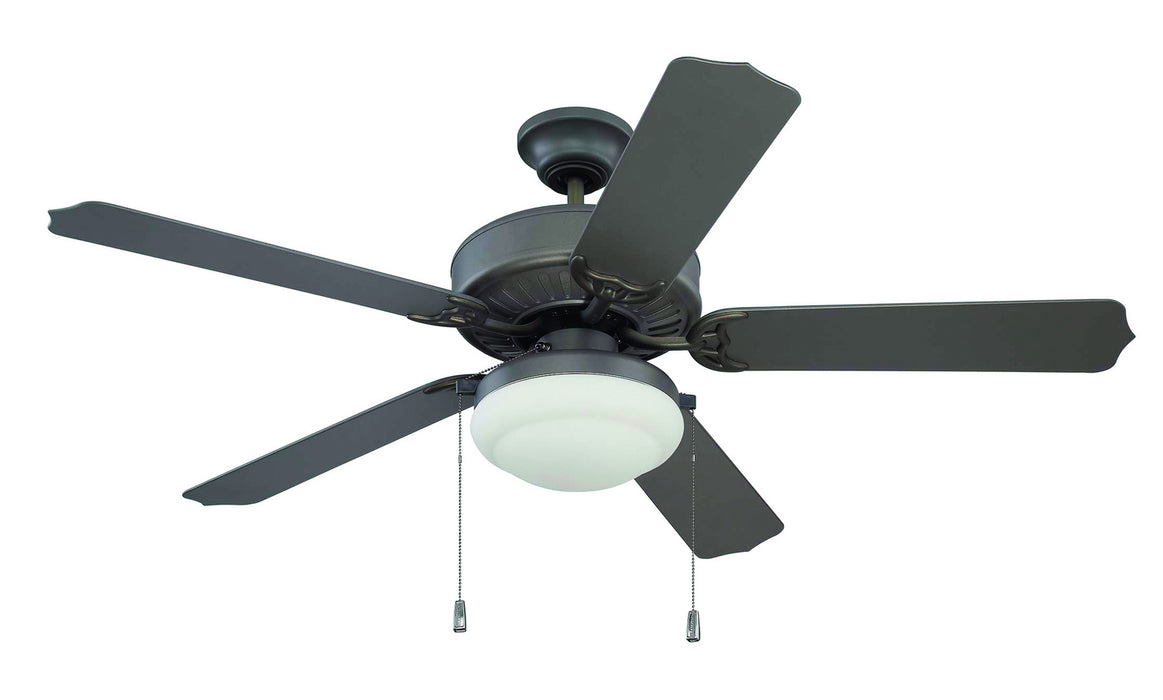 Enduro 2-Light Ceiling Fan in Espresso with [PC1] Outdoor Brown Blades