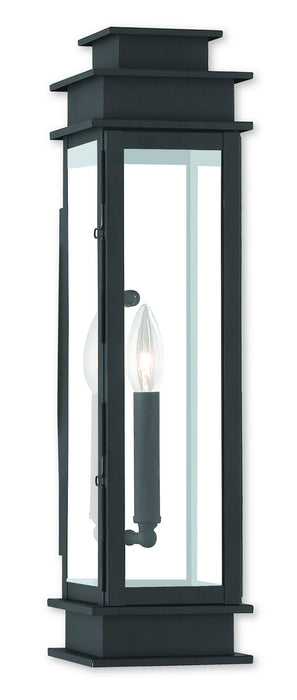 Princeton 1 Light Wall Lantern in Black