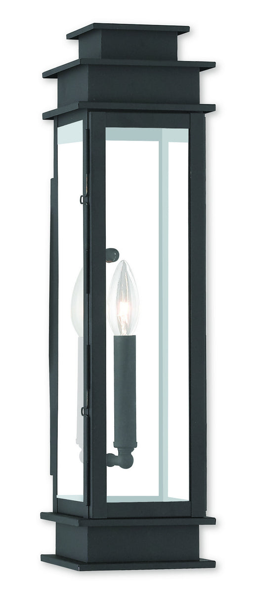 Princeton 1 Light Wall Lantern in Black