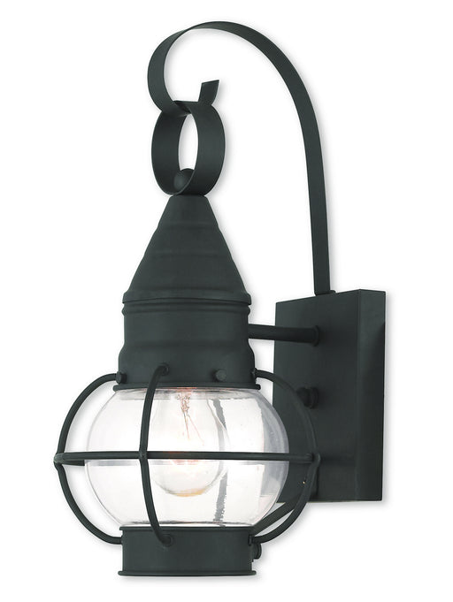 Newburyport 1 Light Wall Lantern in Black