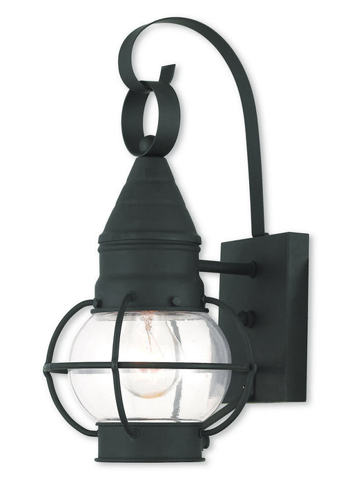 Newburyport 1 Light Wall Lantern in Black