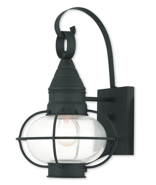 Newburyport 1 Light Wall Lantern in Black