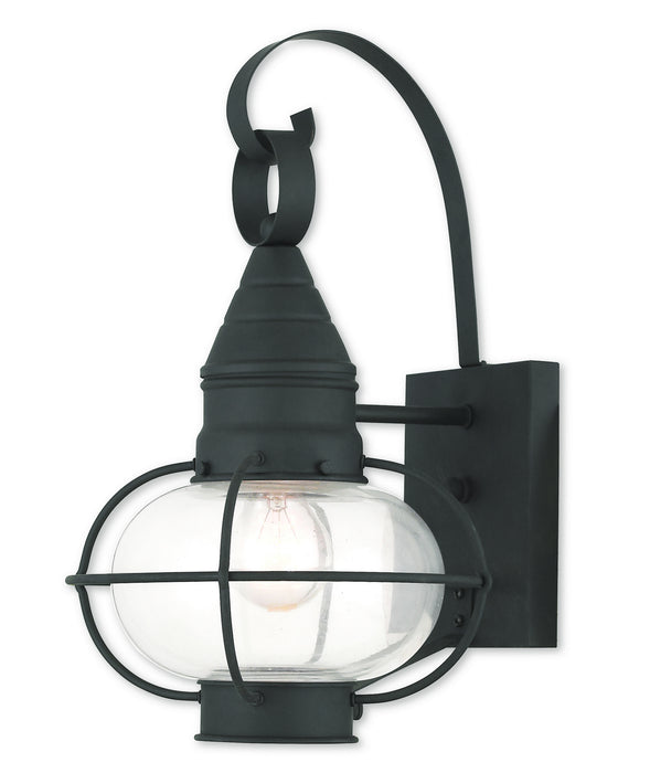 Newburyport 1 Light Wall Lantern in Black