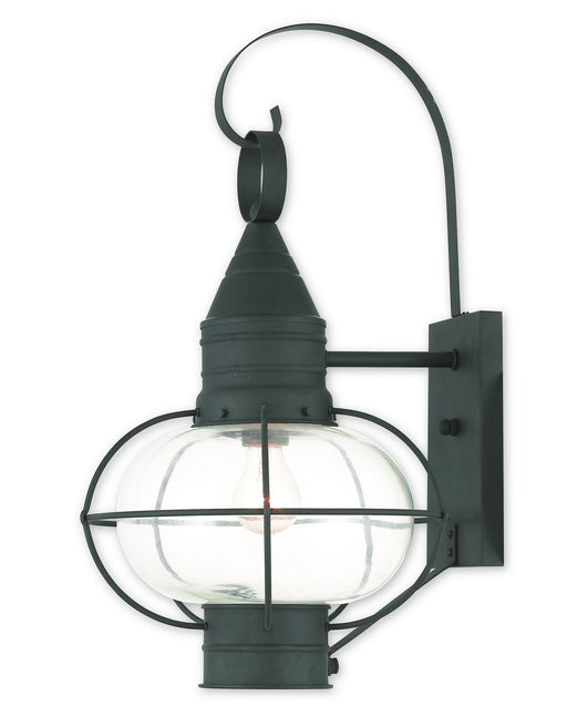 Newburyport 1 Light Wall Lantern in Black