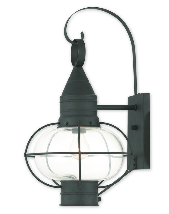 Newburyport 1 Light Wall Lantern in Black