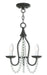 Alessia 3 Light Mini Chandelier in English Bronze