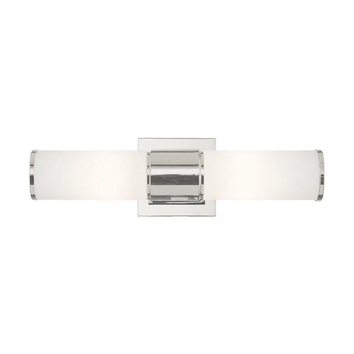 Weston 2 Light ADA Wall Sconce/ Bath Vanity in Polished Nickel