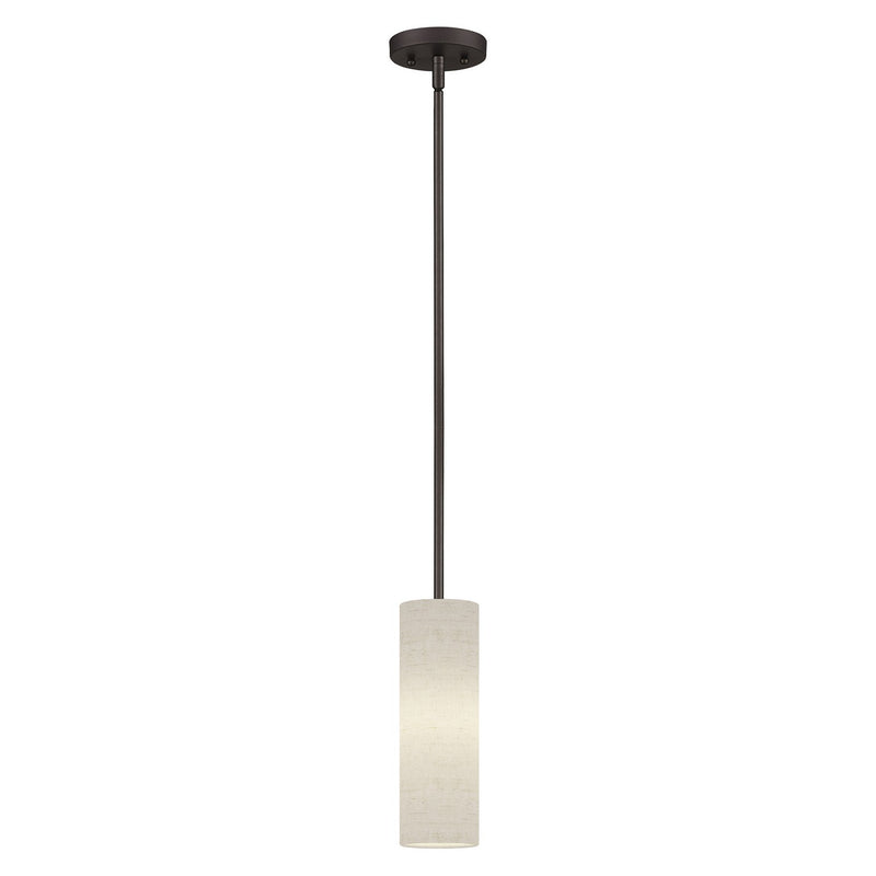 Meridian 1 Light Mini Pendant in English Bronze