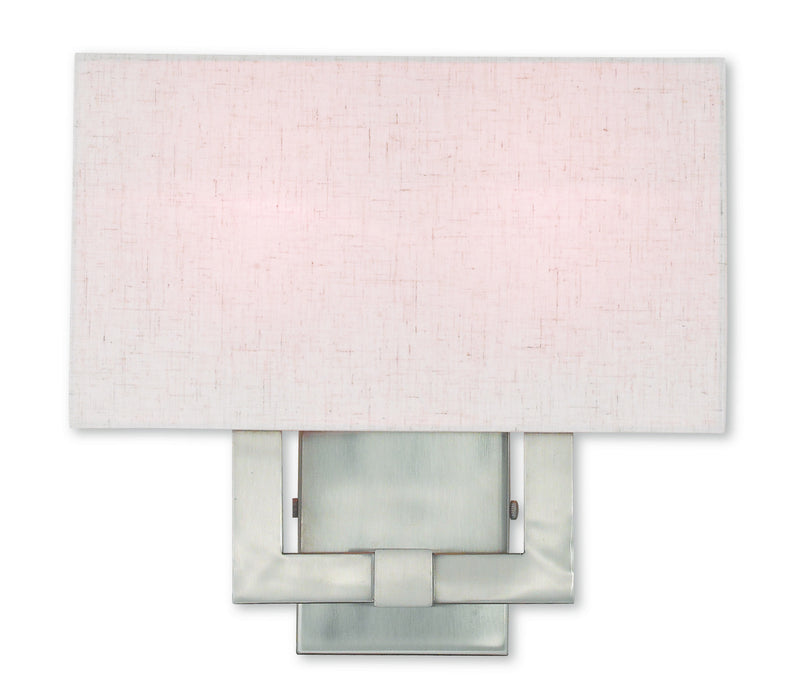 Meridian 2 Light ADA Wall Sconce in Brushed Nickel