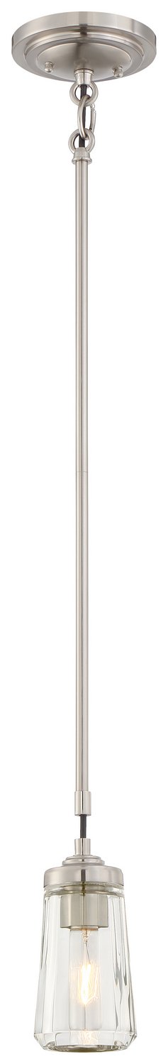 Poleis Mini Pendant in Brushed Nickel