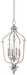 Savannah Row 4-Light Foyer in Brushed Nickel & Clear Glass - Lamps Expo