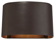 Everton Rain LED Outdoor Wall Sconce in Dorian Bronze