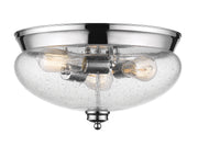 Amon 3 Light 15" Flush Mount in Chrome