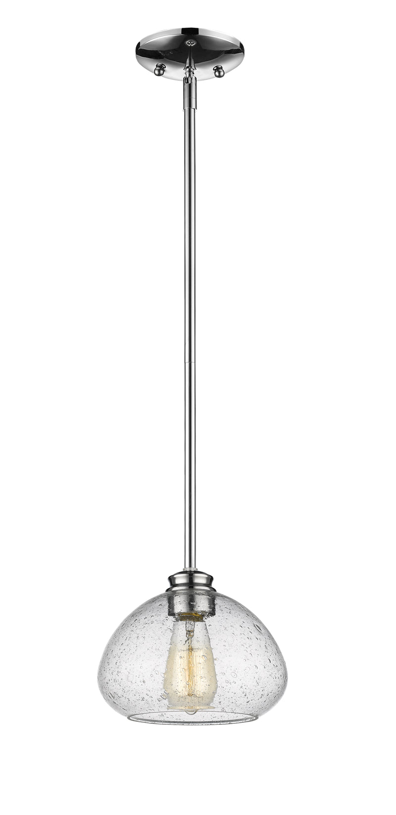 Amon 1 Light 8" Pendant in Chrome