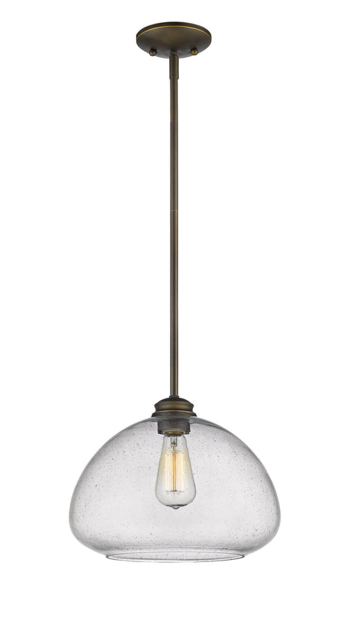 Amon 1 Light 13" Pendant in Olde Bronze