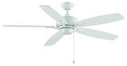 Aire Deluxe 52" Ceiling Fan in Matte White