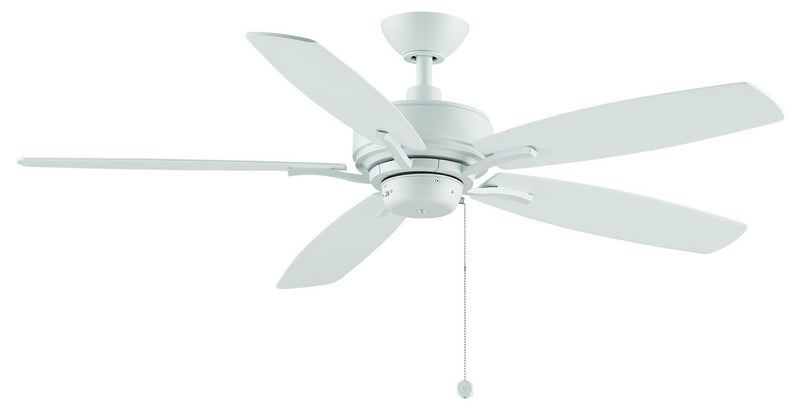 Aire Deluxe 52" Ceiling Fan in Matte White