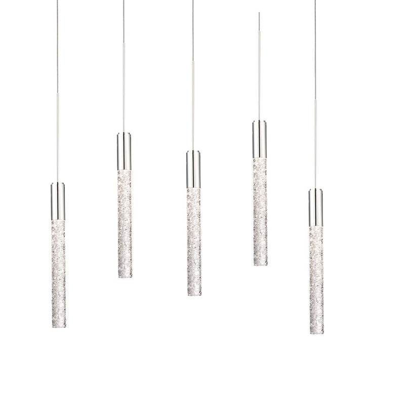 Magic 5-Light Round Pendant in Polished Nickel
