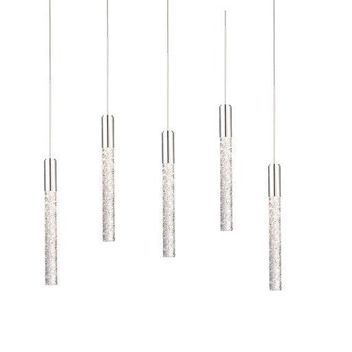 Magic 5-Light Round Pendant in Polished Nickel