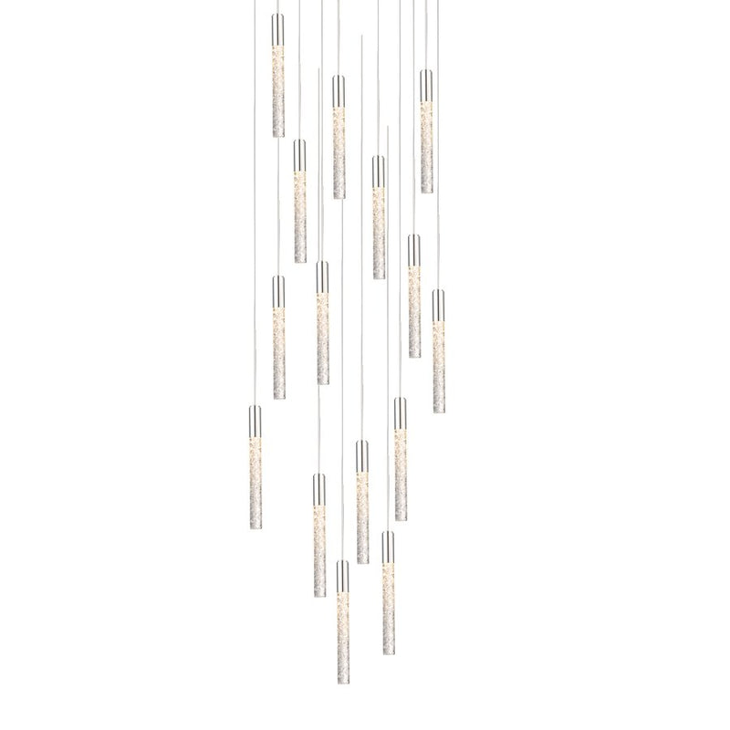 Magic 15-Light Round Pendant in Polished Nickel