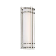 Skyscraper 18" Outdoor Wall Sconce in Stainless Steel