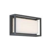 Framed 14" Outdoor Wall Lantern in Bronze
