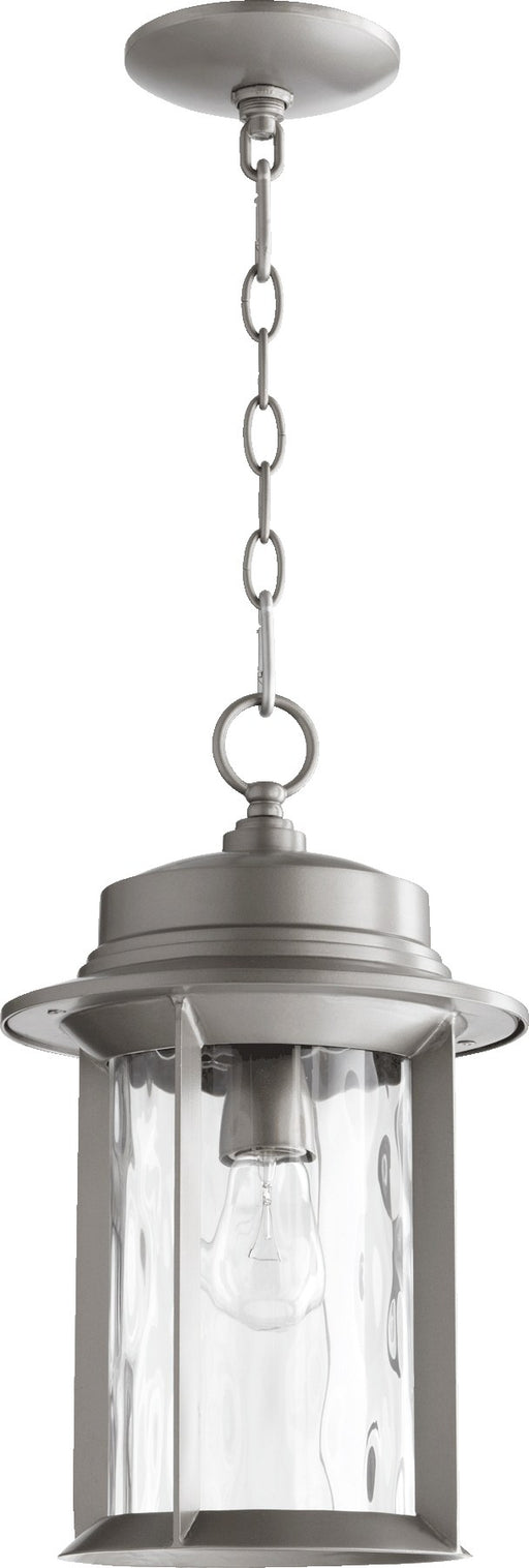 Charter 16" 1 Light Outdoor Pendant in Graphite