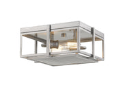 Halcyon 2 Light 13.75" Flush Mount in Brushed Nickel