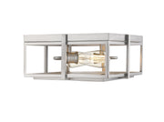 Halcyon 2 Light 13.75" Flush Mount in Brushed Nickel