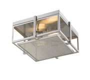 Halcyon 2 Light 13.75" Flush Mount in Brushed Nickel