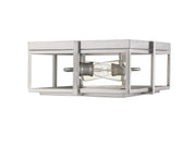 Halcyon 2 Light 13.75" Flush Mount in Brushed Nickel