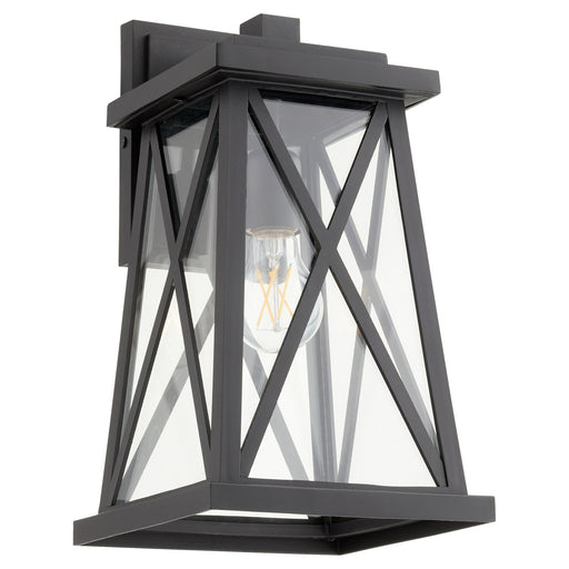 Artesno 14" Outdoor Wall Lantern in Textured Black / Coastal Grade