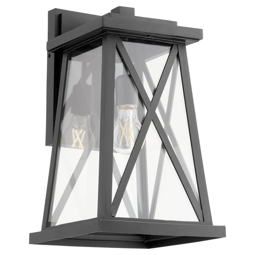 Artesno 16" Outdoor Wall Lantern in Textured Black / Coastal Grade