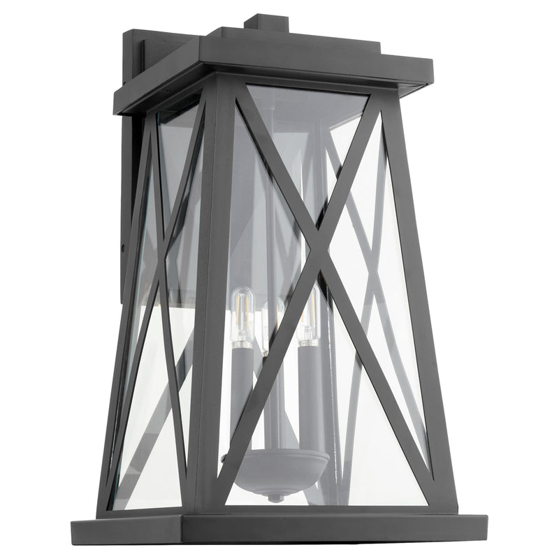 Artesno 22" 3 Light Outdoor Wall Lantern in Textured Black