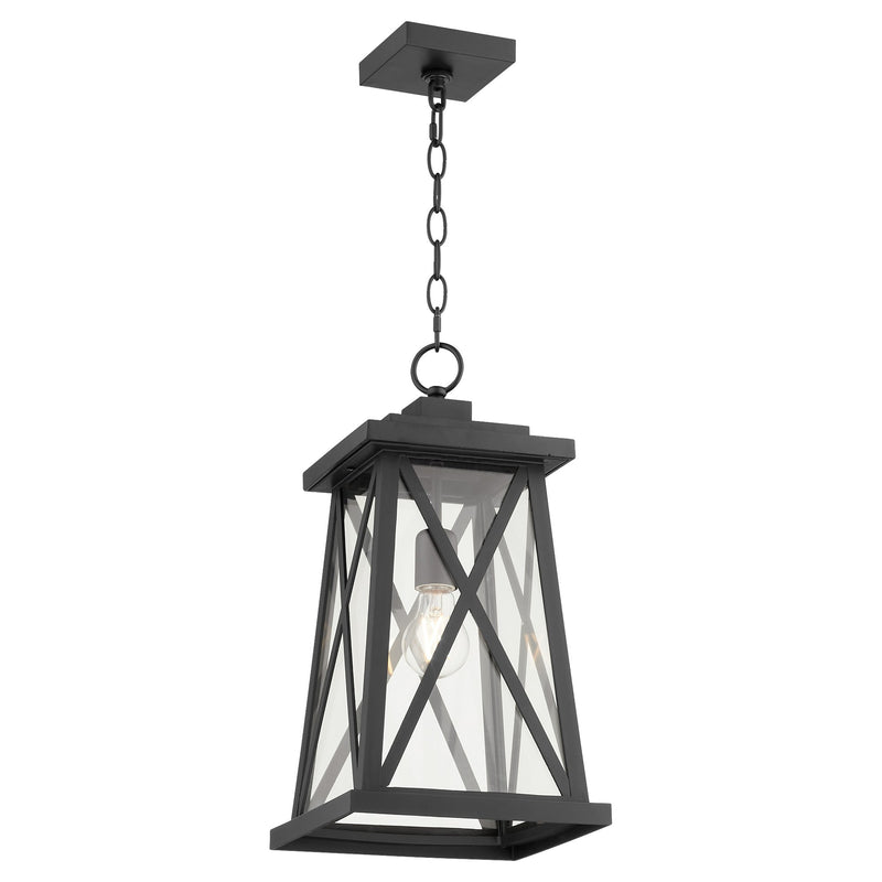 Artesno 16" Outdoor Pendant in Textured Black