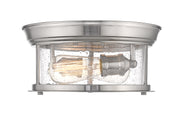 Sonna 2 Light Flush Mount in Brushed Nickel