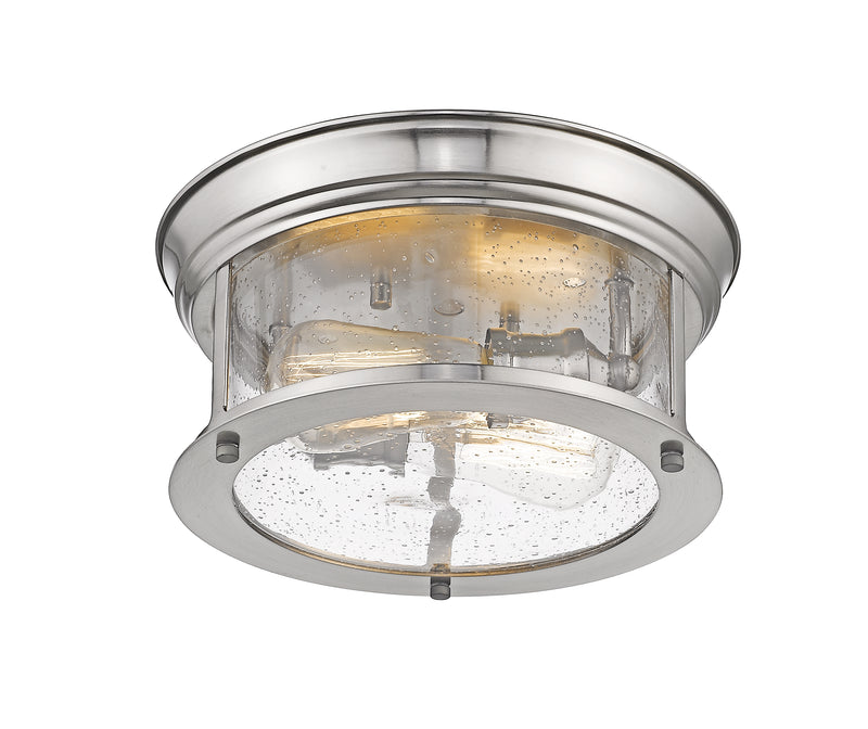 Sonna 2 Light Flush Mount in Brushed Nickel
