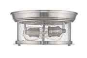 Sonna 2 Light Flush Mount in Brushed Nickel