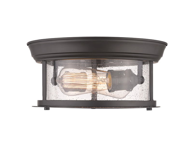 Sonna 2 Light Flush Mount in Bronze