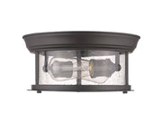 Sonna 2 Light Flush Mount in Bronze