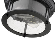 Sonna 2 Light Flush Mount in Matte Black