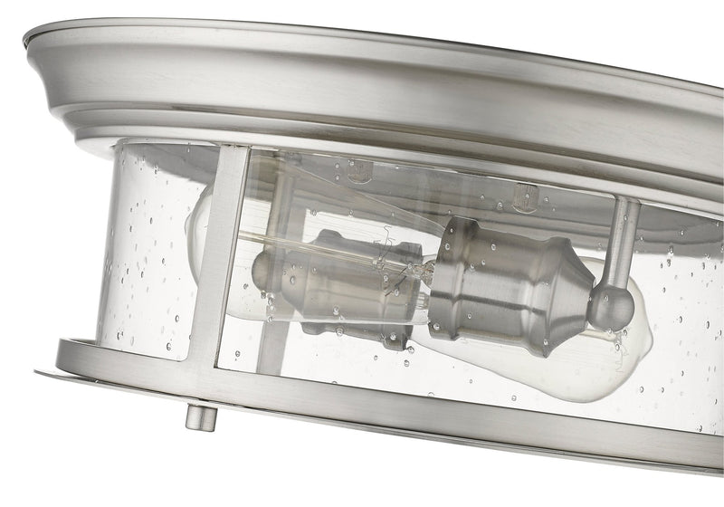 Sonna 2 Light 13.5" Flush Mount in Brushed Nickel