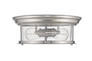 Sonna 2 Light 13.5" Flush Mount in Brushed Nickel
