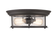Sonna 2 Light 13.5" Flush Mount in Bronze