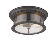 Sonna 2 Light 13.5" Flush Mount in Bronze
