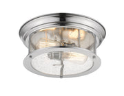 Sonna 2 Light 13.5" Flush Mount in Chrome