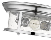 Sonna 2 Light 13.5" Flush Mount in Chrome