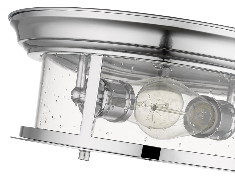 Sonna 2 Light 13.5" Flush Mount in Chrome